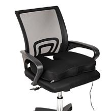 Mind Reader Heated Memory Foam Seat Cushion with 4 Heat Settings