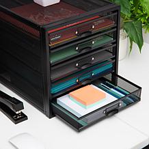 Mind Reader Heavy Duty Multi-Purpose 5-Drawer Cabinet