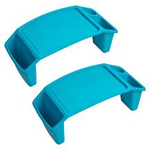 Mind Reader Kids Lap Desk Activity Tray Portable Plastic Set of 2