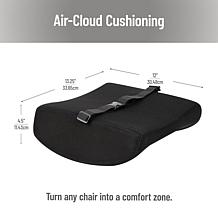 Mind Reader Lumbar Support Pillow with Air Cloud Technology Chair