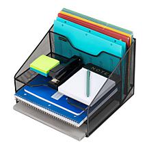 Mind Reader Mesh 5-tray Desk Organizer