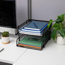 Mind Reader Network Collection 2Tier Paper Tray File & Document Holder