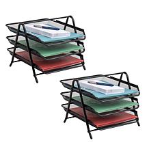 Mind Reader Network Collection Paper Tray File Organizer Metal Mesh