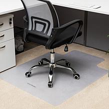 Mind Reader Office Chair Mat for Carpet Chair Mat PVC Set of 2