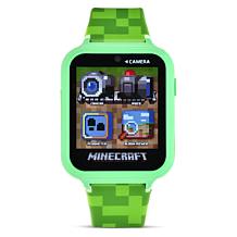Minecraft Creeper Unisex Child Smart Watch and Headphone Set - Green