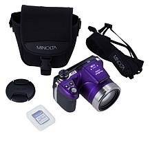 Minolta MN53Z 53X Optical Zoom 16 MP Wi-Fi Camera w/Bag & SD Card