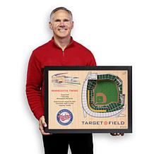 MLB Minnesota Twins StadiumViews 3D Wall Art - Target Field 