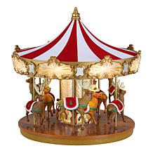 Mr. Christmas 12" Animated Spectacularly Lit Carousel