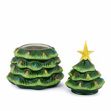 Mr. Christmas 13" Illuminated Nostalgic Tree Cookie Jar
