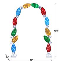 Mr. Christmas 8' x 6' Outdoor Tinsel Arch