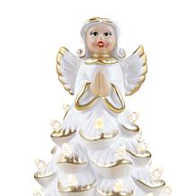 Mr. Christmas 8.5" Nostalgic Ceramic Santa Tree