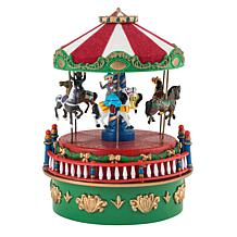 Mr. Christmas Mini Carnival Music Box Carousel