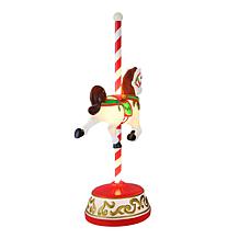 Mr. Christmas Oversized Outdoor Illuminated Carousel Horse