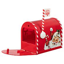 Mr. Christmas Santa's Enchanted Mailbox with Notepad and Pen