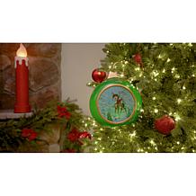 Mr. Christmas Set of 2 12" LED Blow Mold Ornaments