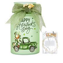 Mr. Lucky St. Patrick's Day Lit Milk Jug