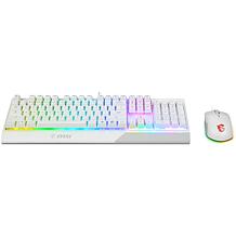 MSI Vigor GK20 US Backlit RGB Wired Dedicated Hotkeys Anti-Ghosting Water  Resistant Gaming Keyboard Black