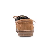 MUK LUKS Men's Paul Printed Berber Suede Moccasin