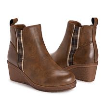 MUK LUKS® Women's England Oxford Wedge Booties