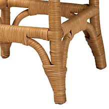 Muy Natural Rattan Counter Stool with Cushion
