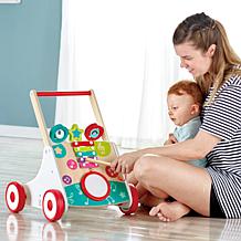 My First Musical Walker Wooden Push and Pull Learning Toy