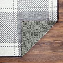 My Magic Carpet Buffalo Plaid Washable Area Rug 5'x7'