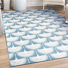 My Magic Carpet Genevieve Gorder Collection Flock Camel 5'x7' Rug