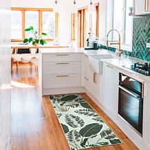 My Magic Carpet Genevieve Gorder Hojas Cubanas 2.5'x7' Rug - Mint