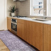 My Magic Carpet Kalini Floral Washable Rug 2.5'x10'