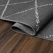My Magic Carpet Medina Moroccan Diamond Washable Area Rug 5'x7'