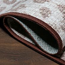My Magic Carpet Miya Leopard Washable Area Rug 5'x7'