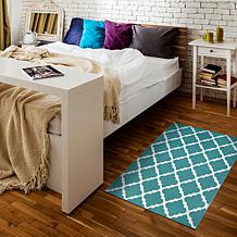 My Magic Carpet Moroccan Trellis Washable Area Rug 3'x5'