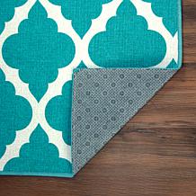 My Magic Carpet Moroccan Trellis Washable Area Rug 5'x7'