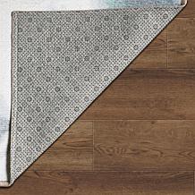 My Magic Carpet Sasha Floral Cream Blue Washable Area Rug 5'x7'