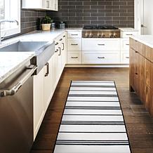 My Magic Carpet Stripe Washable Runner Rug 2.5'x7'