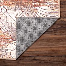 My Magic Carpet Vienna Abstract Natural Washable Area Rug 3'x5'