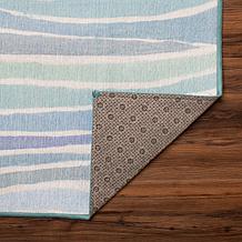 My Magic Carpet Waves Washable Area Rug 5'x7'