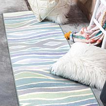 My Magic Carpet Waves Washable Runner Rug 2.5'x7'
