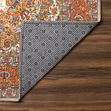 My Magic Carpet Zahara Amber Washable Area Rug 5'x7'