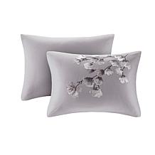 N Natori Sakura Blossom 3-piece Cotton Sateen Full/Queen Comforter Set