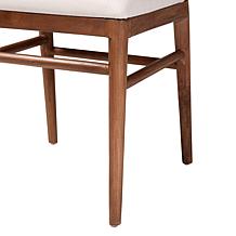 Nadim Acacia Wood Dining Chair with Seagrass Backrest