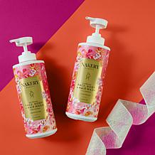 Nakery Beauty 1-Liter 2-pack Cabana Sunset Body, Face & Hair Wash