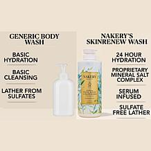 Nakery Beauty 1 Liter SkinRenew Body Face + Hair Wash, Summer Rain
