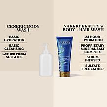 Nakery Beauty 11.5 oz. Love in Bloom Body + Hair Wash
