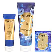 Nakery Beauty 3-piece SkinRecovery Cream, Balm & Magnesium Bar Set AS