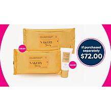 Nakery Beauty 3-piece Wrinkle Eraser & Serum Infused Cloths Set