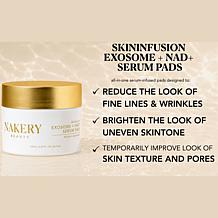 Nakery Beauty SkinInfusion Exosome + NAD+ Serum Pads 60-count