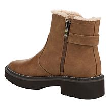 Naturalizer Rue Bootie Zipper Closure Synthetic Platform