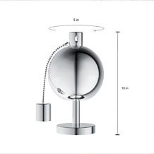 Nature Spring 10" Tabletop Torch Lamp - Silver