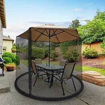 Nature Spring 7.5' Patio Umbrella Mosquito Netting